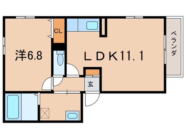 リレント西宮北口の物件間取画像